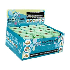 Biodegradeable Clean-Up Bags - 2 - 2.5L, Roll of 15's